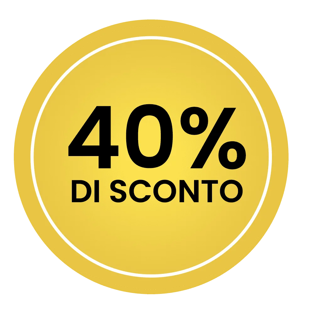 40 sconto